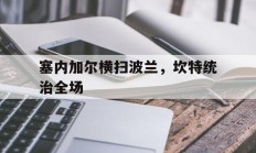 开云体育中国官网-关于塞内加尔横扫波兰，坎特统治全场的信息