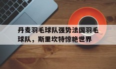 开云下载-丹麦羽毛球队强势法国羽毛球队，斯里坎特惊艳世界的简单介绍