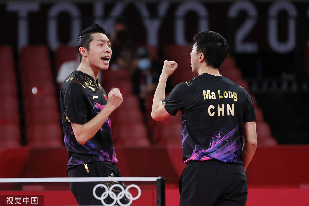 德国队完胜韩国队，许昕带队取胜