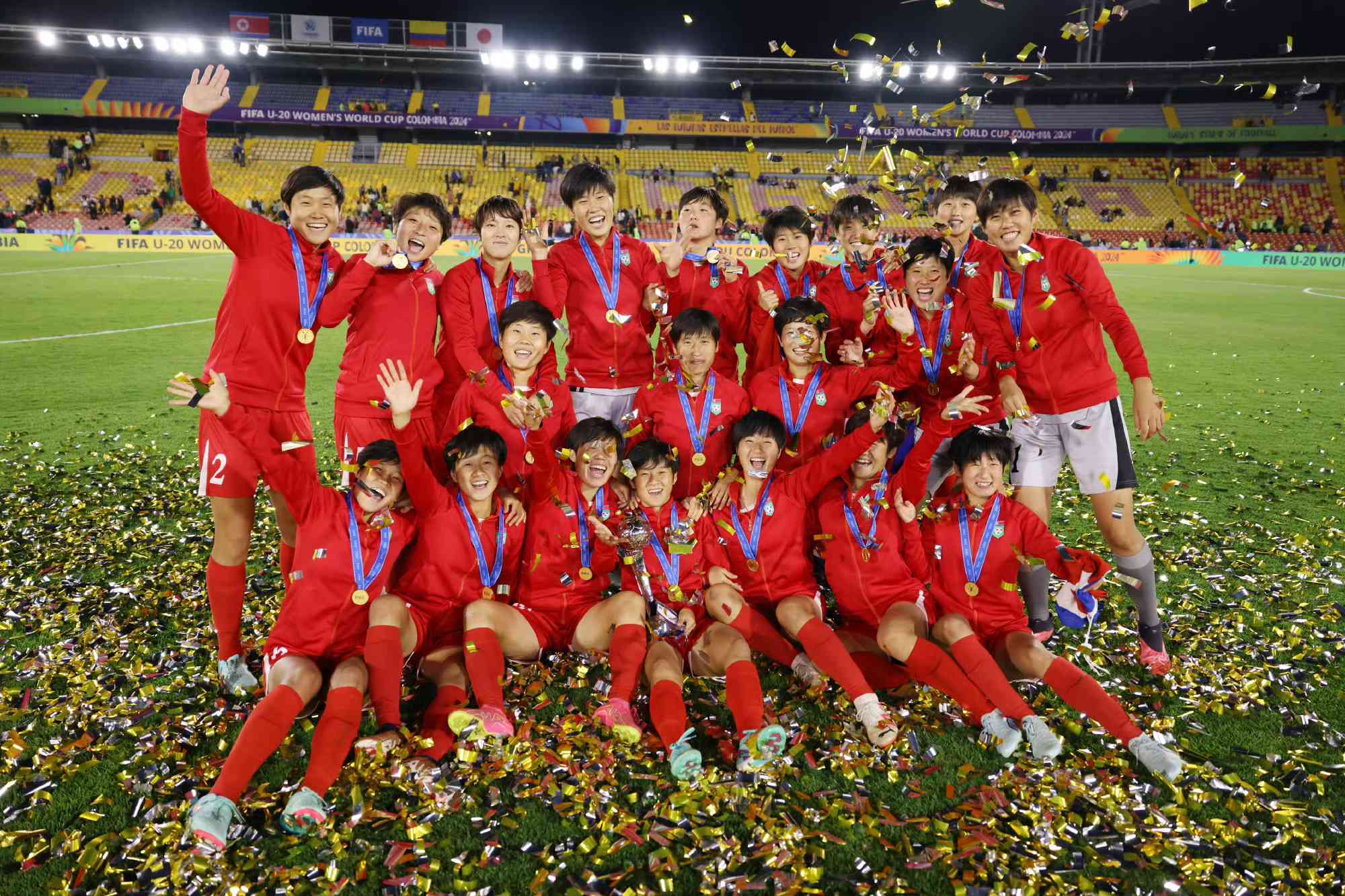 亚洲女足比赛：朝鲜队连胜晋级半决赛